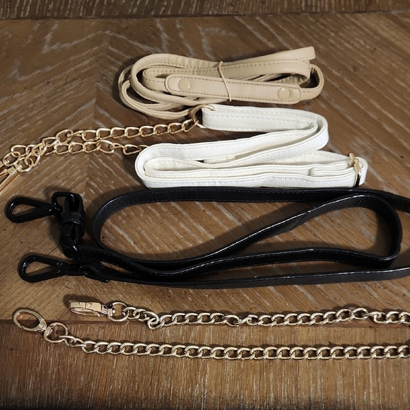 Four Bag Replacement Straps - Black, White, Tan, Gold - Picture 2 of 5